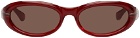 BONNIE CLYDE Red Groupie Sunglasses