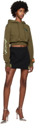 Heron Preston Khaki Patch Hoodie