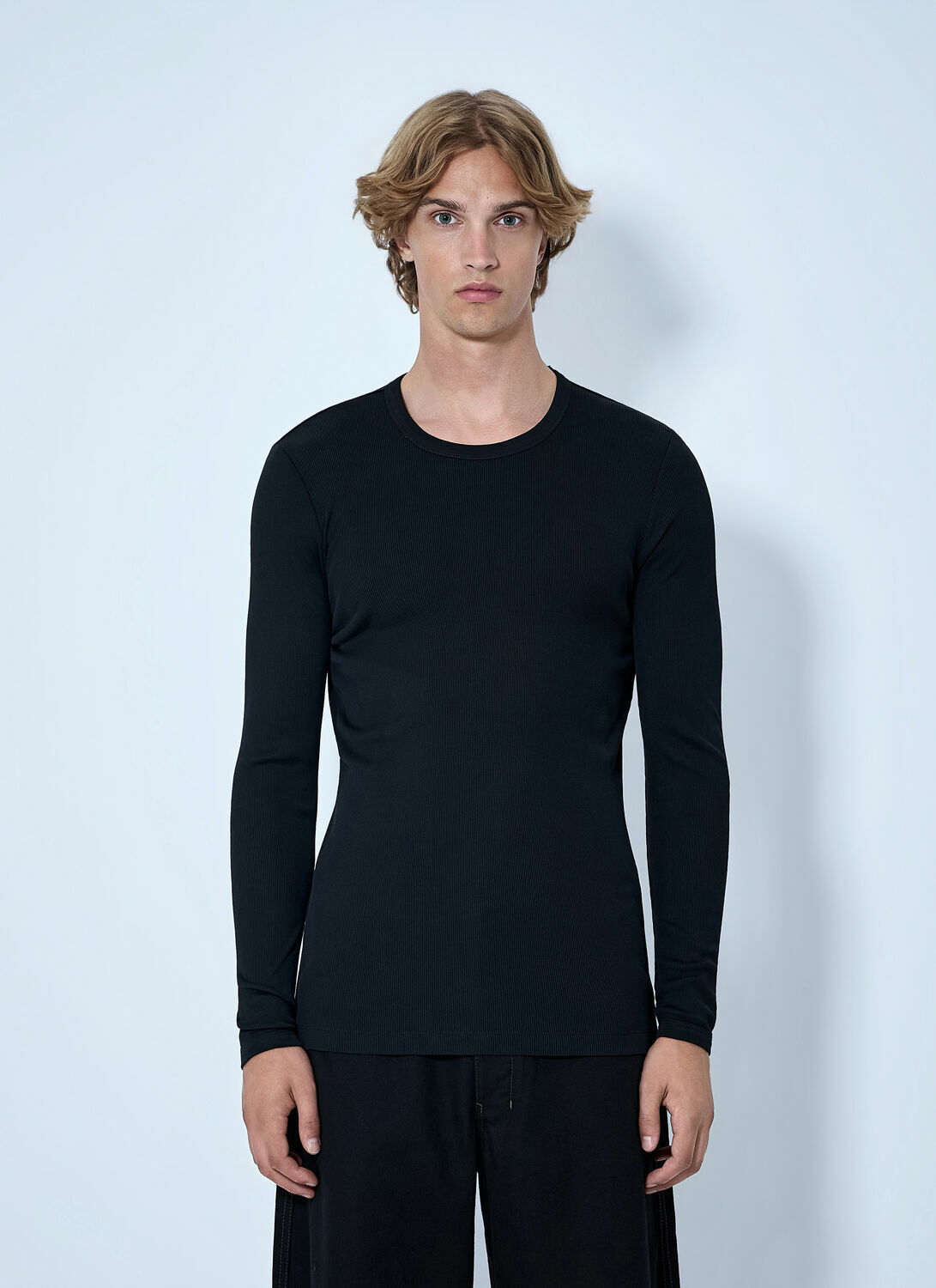 Lemaire Long Sleeve Ribbed Tee