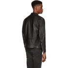 Diesel Black Leather L-Shiro Jacket