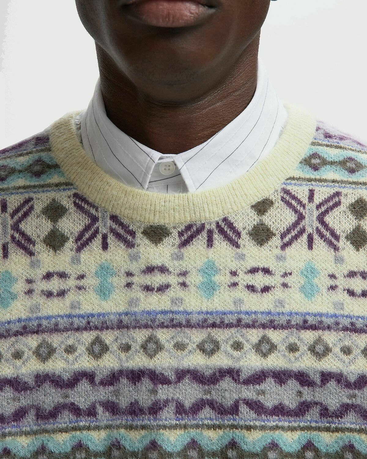 Thisisneverthat Fair Isle Knit Sweater Multi-color Mens Pullover
