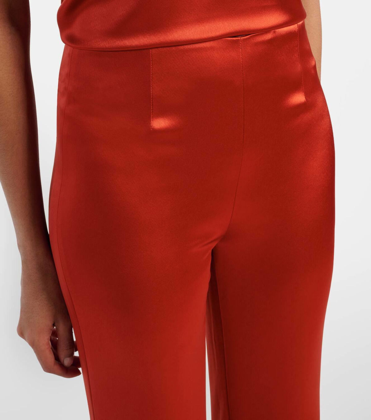 Galvan Atruvia satin wide-leg pants