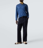 Etro Paisley silk and cashmere sweater