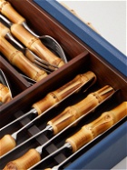 Lorenzi Milano - Stainless Steel, Bamboo, Leather and Ebony Tableware Set