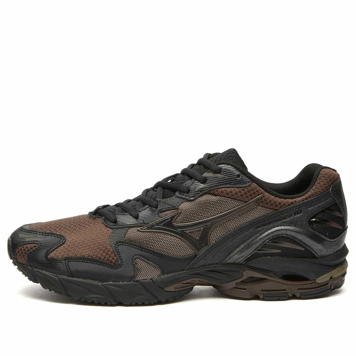 Mizuno Men's Wave Rider 10 'Okina' Sneakers in Opal Gray/Pumpkin