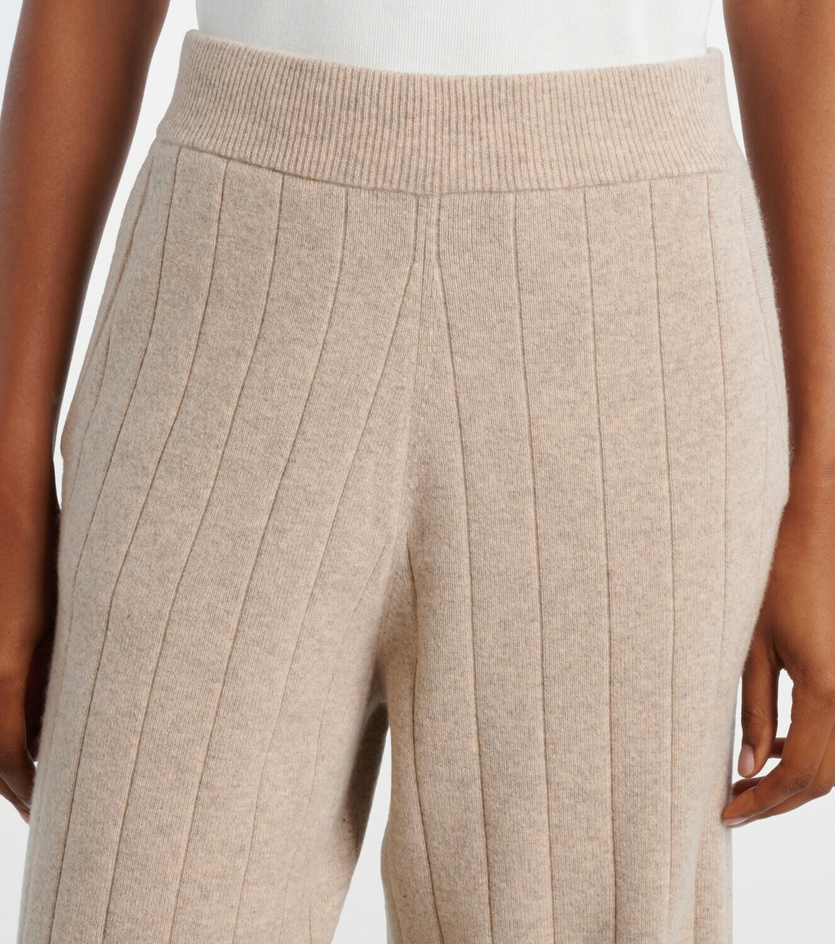 Max Mara Jardin ribbed-knit cashmere sweatpants