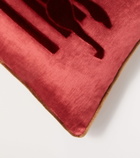 Etro Pegaso embroidered cushion