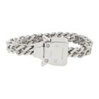 1017 ALYX 9SM Silver Cubix Mini Bracelet