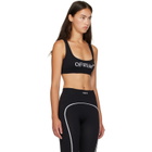 Off-White Black 'Off' Stamp Seamless Sport Bra