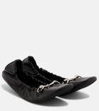 Gucci Prima Horsebit leather ballet flats
