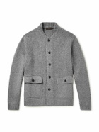Incotex - Zanone Wool and Cashmere-Blend Cardigan - Gray