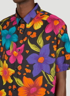 Floral Short Sleeved Shirt in Multicolour