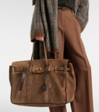 Brunello Cucinelli Large suede tote bag