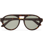 Cartier Eyewear - Aviator-Style Tortoiseshell Acetate and Gold-Tone Sunglasses - Brown