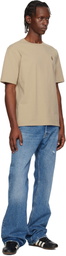 Maison Kitsuné Beige Dressed Fox Comfort T-shirt