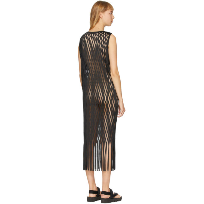 Issey Miyake Black Netting Dress Issey Miyake Men