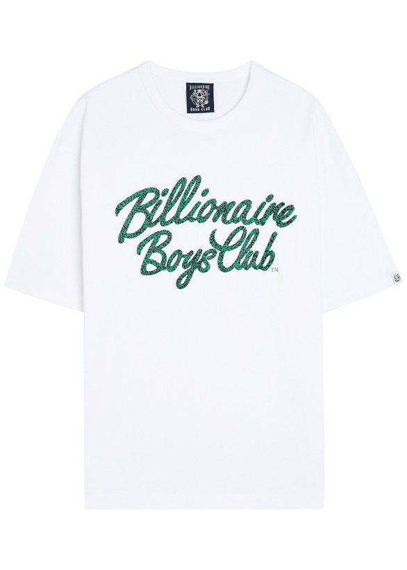 Photo: Billionaire Boys Club Logo-print Cotton T-shirt White