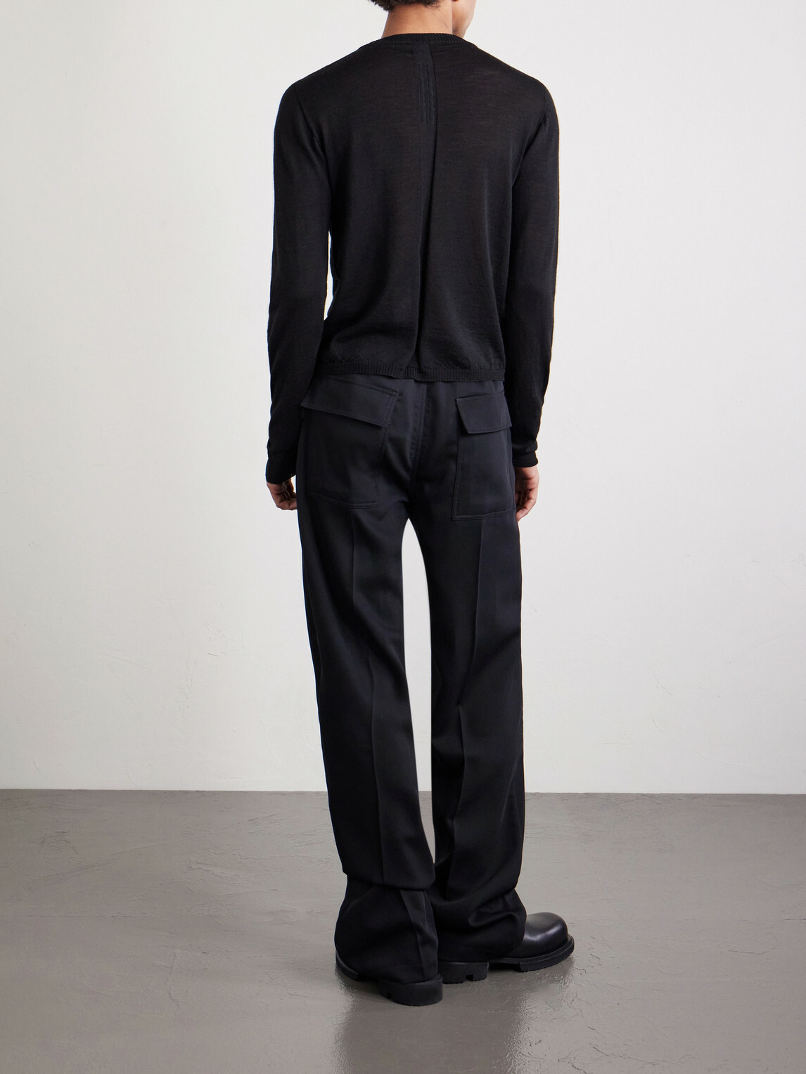 Rick Owens - Slim-Fit Virgin Wool Sweater - Black