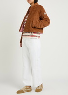 Moncler Blageon Reversible Padded Corduroy Jacket Brown