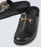 Gucci - Horsebit leather slippers