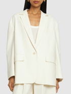 MAX MARA Monica Oversize Cotton Blend Blazer