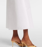 Erdem Embroidered cotton poplin shirt dress