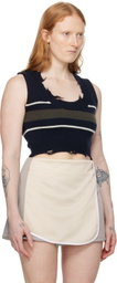 AMBUSH Navy Dangled Vest
