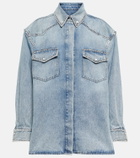 Alexandre Vauthier Embellished denim shirt