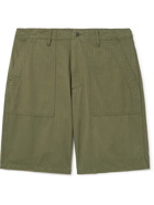 Beams Plus - Herringbone Cotton Shorts - Green