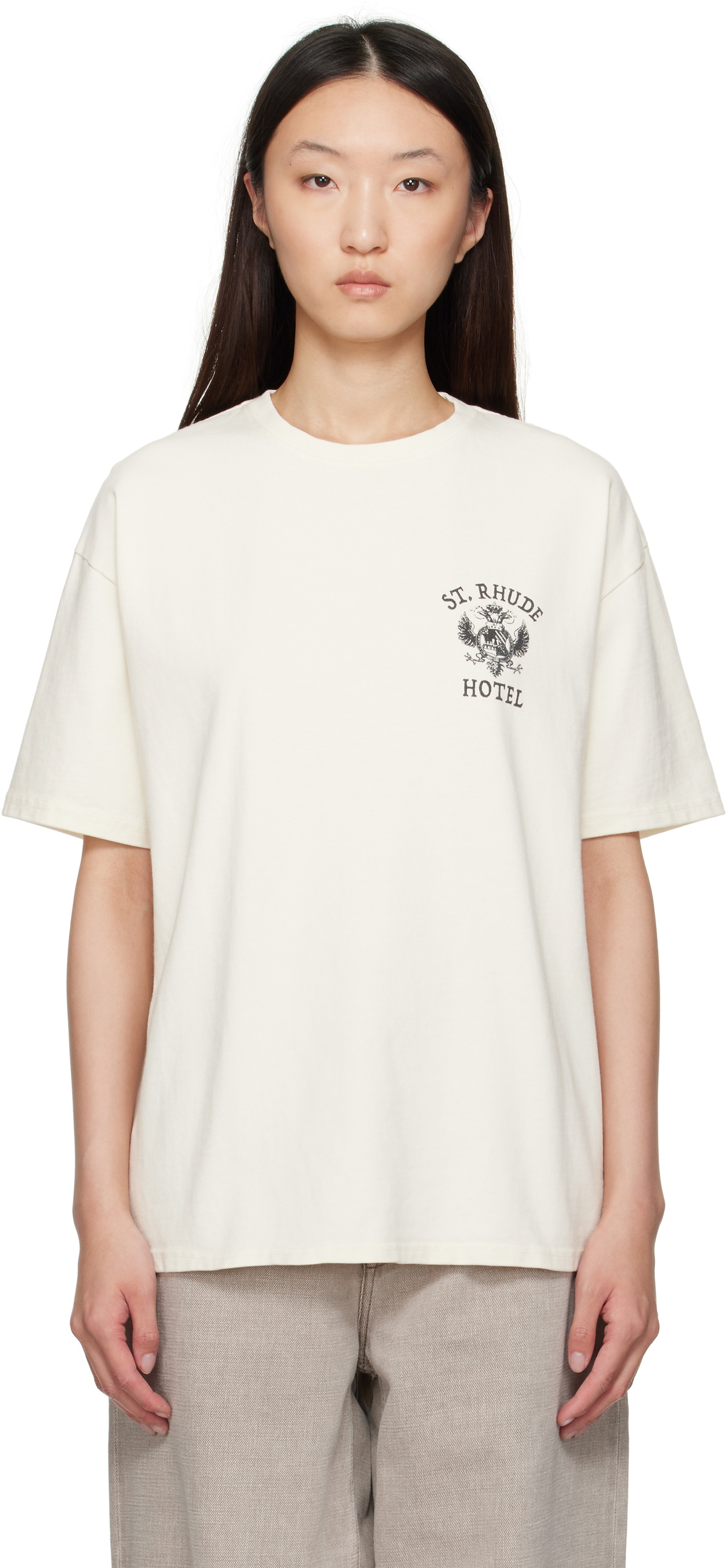 【関税込み】Rhude ブラック Grand Cru Tシャツ Rhude Off-white Grand Cru T-shirt in Black for Men | Lyst