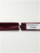 Kingsman - Drake's Self-Tie Tussah Silk-Satin Bow Tie