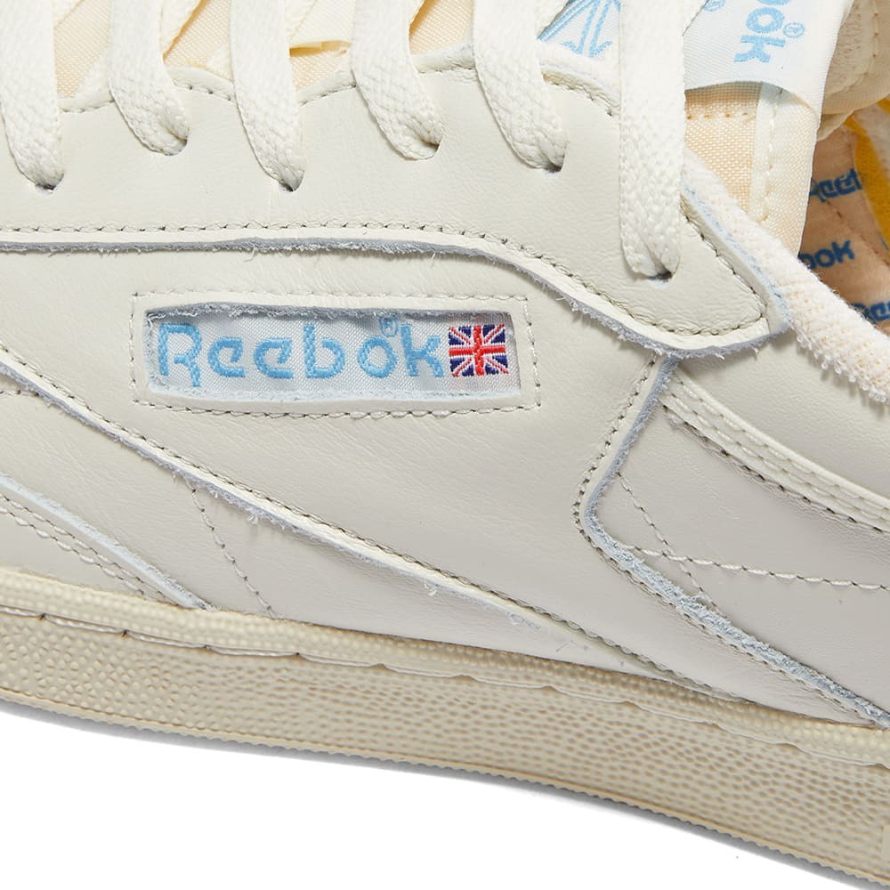 Reebok Club C 85 Vintage unisex sneakers in chalk with blue detail