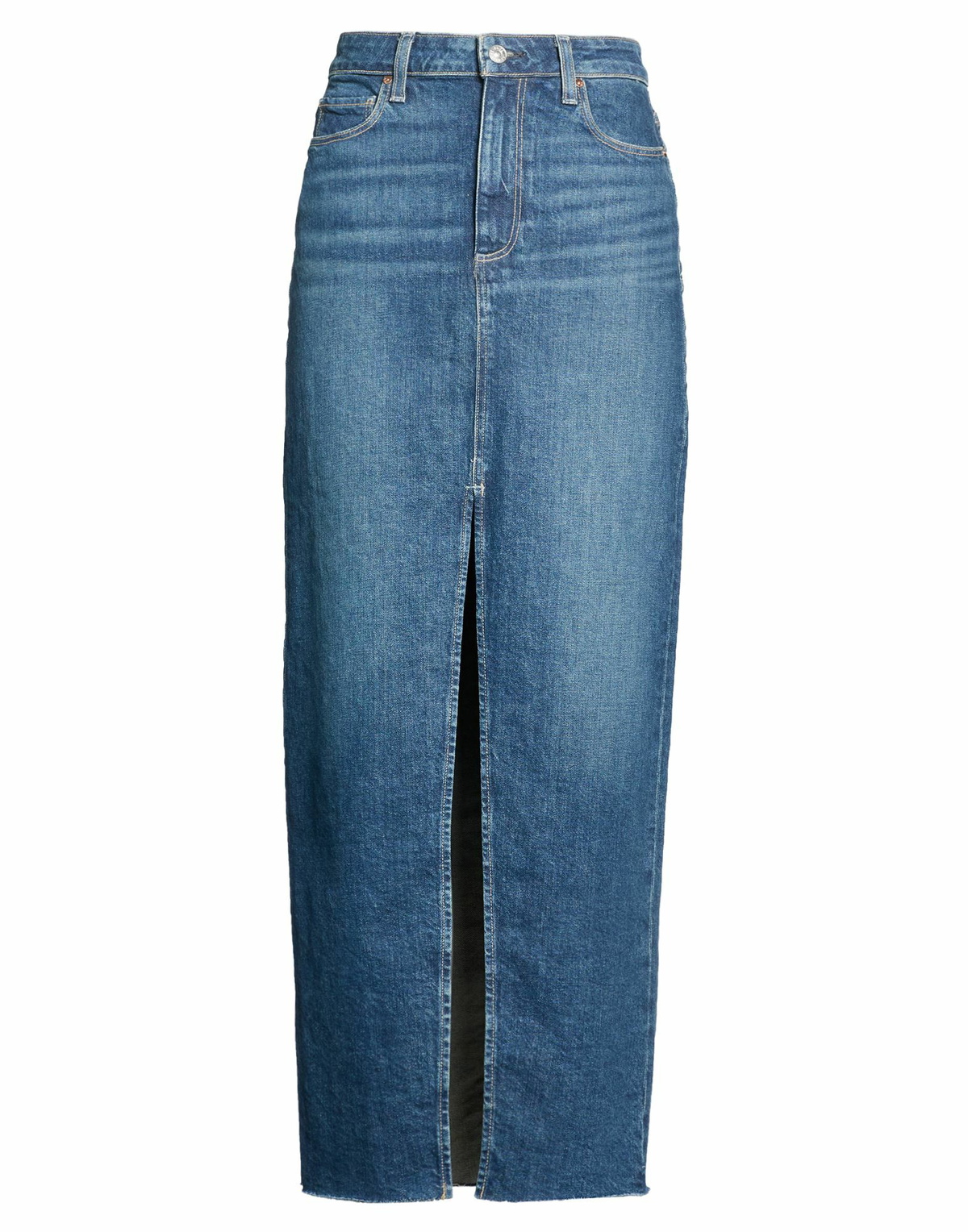 Paige Womens Denim skirt in Blue