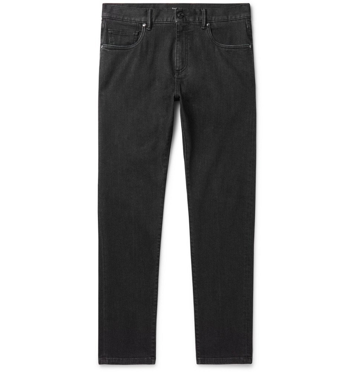 Photo: Ermenegildo Zegna - Slim-Fit Stretch-Denim Jeans - Charcoal