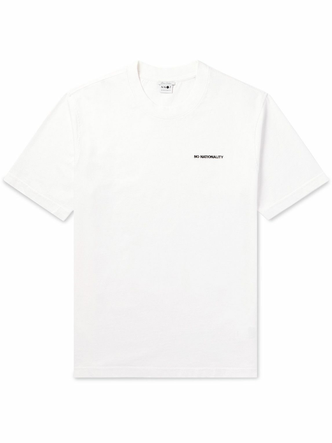 NN07 Adam Print Tee - White main image 0