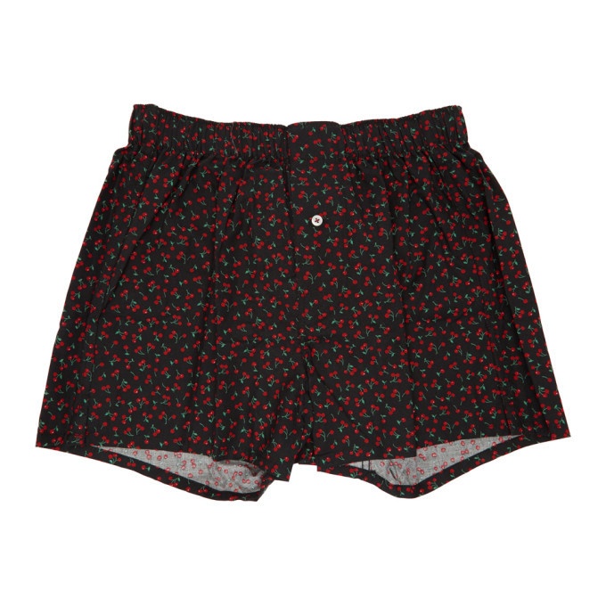 Photo: Druthers Black Cherry Patterned Boxers