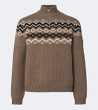 Bogner Ludi Fair Isle cashmere half-zip sweater