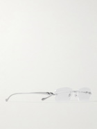 Cartier Eyewear - Frameless Silver-Tone Optical Glasses