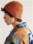 RRL - Cable-Knit Recycled-Cashmere Beanie