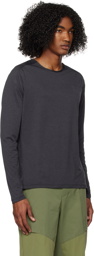 On Black Performance Long Sleeve T-Shirt