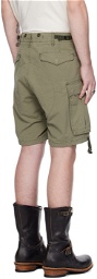 RRL Khaki Cargo Pocket Shorts