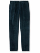 Boglioli - Straight-Leg Cotton-Corduroy Suit Trousers - Blue
