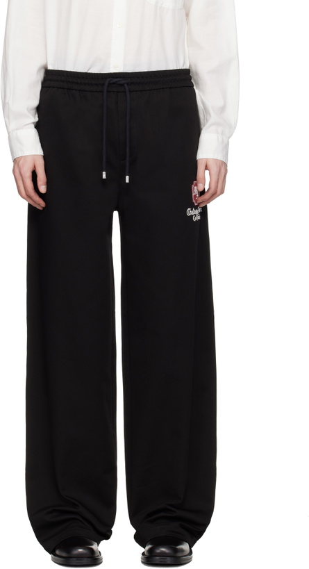Photo: AMIRI Black 'MA Chateau' Sweatpants