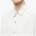 Adsum Men's Short Sleeve Breezer Shirt in Soft Blue Check