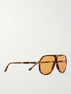 TOM FORD - Aviator-Style Tortoiseshell Acetate Sunglasses