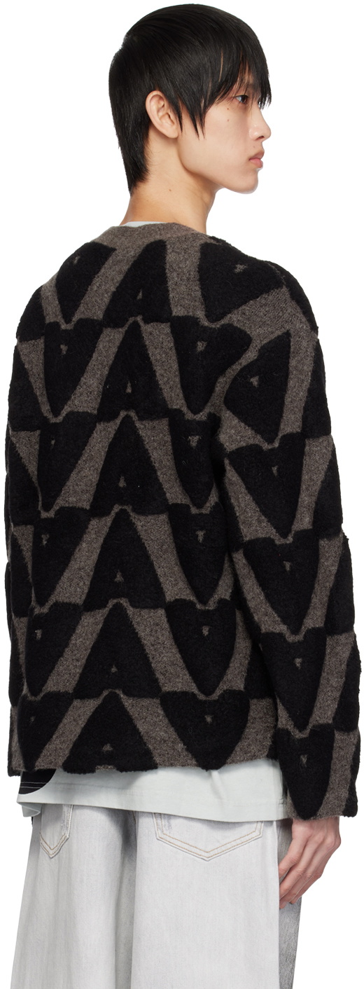 A PERSONAL NOTE 73 Gray Jacquard Cardigan