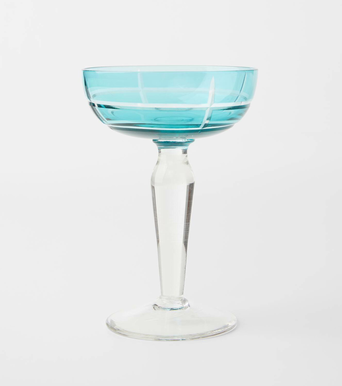 Polspotten Cuttings set of 6 champagne coupe glasses