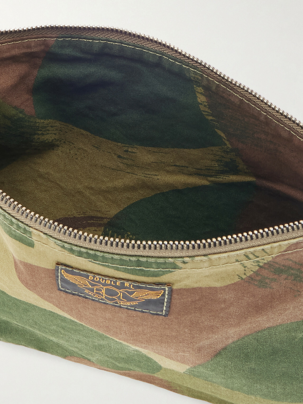 RRL - Three-Pack Camouflage-Print Cotton-Canvas Pouches