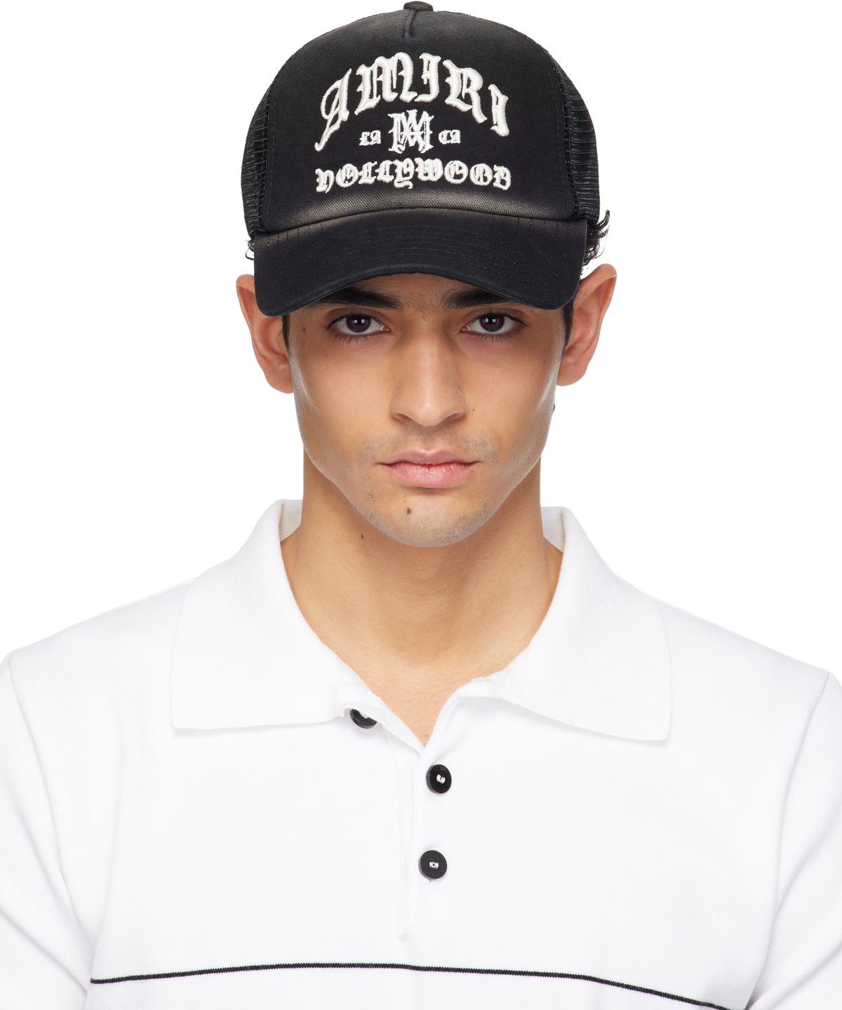 AMIRI Black Baroque Logo Dad Cap Amiri