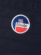 Fusalp - Power Logo-Appliquéd Padded Shell Hooded Jacket - Blue